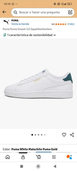 Zapatillas Puma Smash 3.0 Hombre Blancas