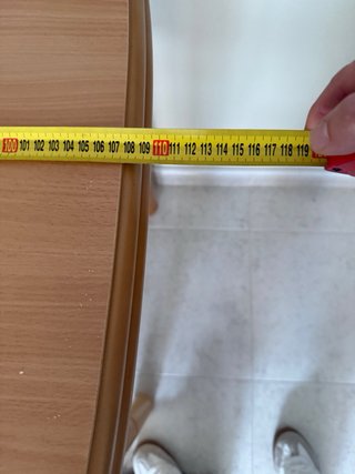 Mesa de cocina extensible de madera