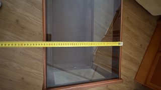 Mesas de centro madera y cristal (2 unidades)