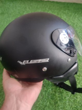 Casco de moto Jet LS2 Negro talla XS