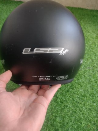 Casco de moto Jet LS2 Negro talla XS