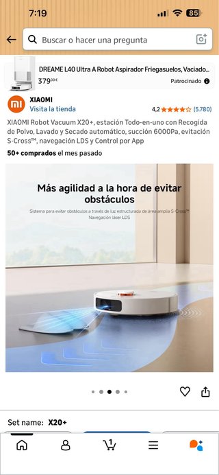 XIAOMI Robot Vacuum X20+ Estación Todo-en-uno