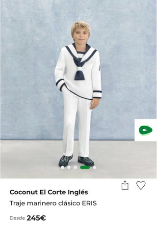 Traje Comunión Niño Coconut El Corte Inglés.