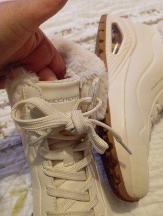 Zapatillas Skechers Mujer Beige/Blanco