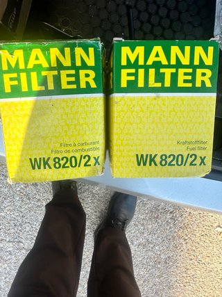 Filtros de gas-oil MANN WK820/2x (2 unidades)