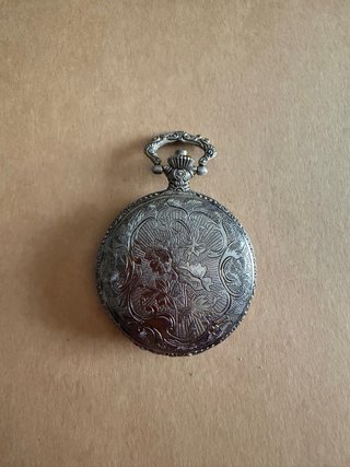 Reloj de bolsillo antiguo tren