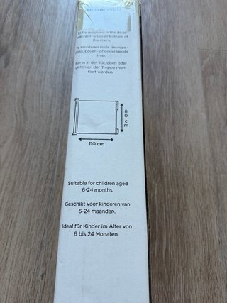 Barrera seguridad retráctil para bebés