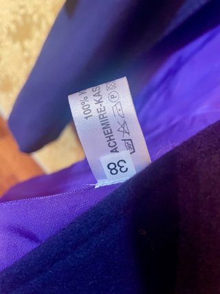 Cappottino Ballantyne cashmere tg. 38 viola