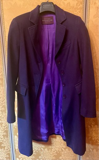 Cappottino Ballantyne cashmere tg. 38 viola