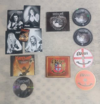 Lote Heavy Manowar, Saxon y Dream Evil + Extras.