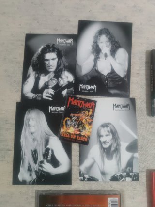 Lote Heavy Manowar, Saxon y Dream Evil + Extras.