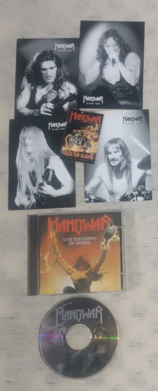 Lote Heavy Manowar, Saxon y Dream Evil + Extras.