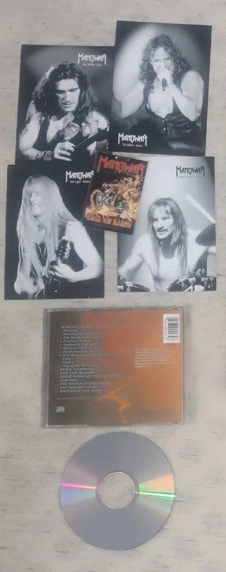 Lote Heavy Manowar, Saxon y Dream Evil + Extras.