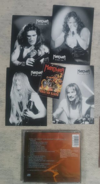 Lote Heavy Manowar, Saxon y Dream Evil + Extras.