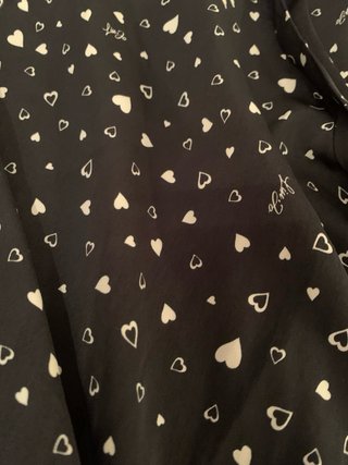 Vestido Liu Jo Negro Corazones