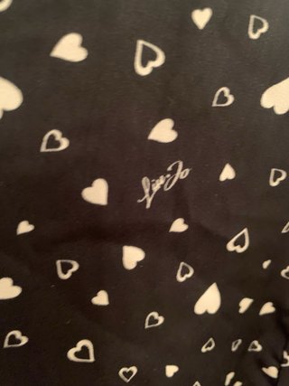 Vestido Liu Jo Negro Corazones