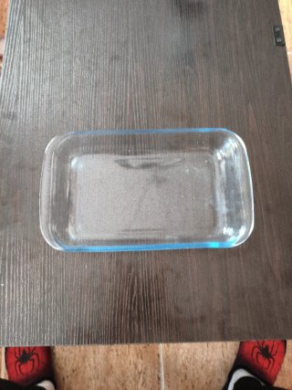 Bandeja Rectangular de Cristal