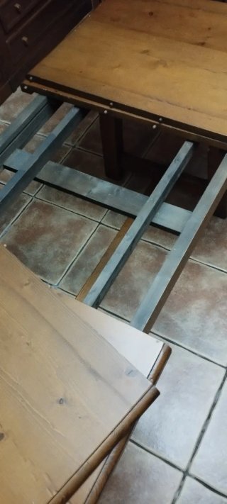 Mesa comedor madera acabado rústico