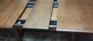 Mesa comedor madera acabado rústico