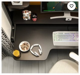 Escritorio Gaming Ikea Fredde Negro