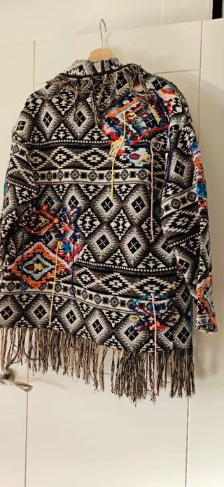 Chaqueta Zara Bohemia Talla Única Multicolor