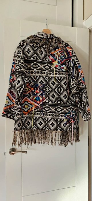 Chaqueta Zara Bohemia Talla Única Multicolor
