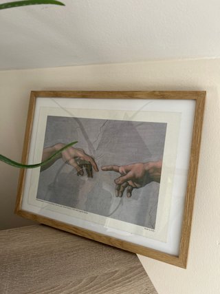 Cuadro La Creación de Adán
