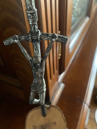 Cristo con reliquia de Calvario