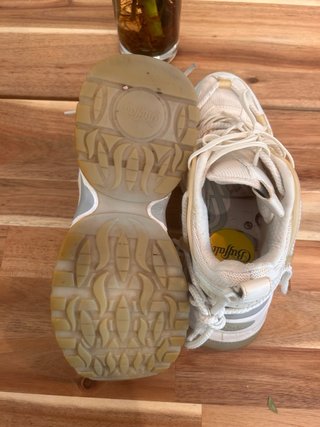 Zapatillas Buffalo Talla 38 Beige/Blanco