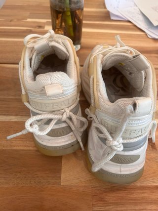 Zapatillas Buffalo Talla 38 Beige/Blanco
