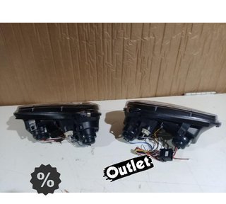 FE FAROS VOLKSWAGEN VW GOLF 4 OJOS ANGEL LED LOOK R32 FONDO