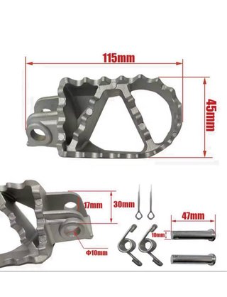 Estriberas para KTM Husqvarna Beta Gas Gas NUEVAS