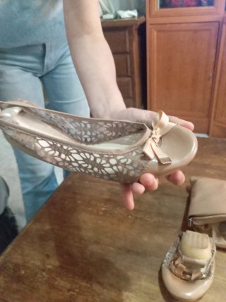 Zapatillas plegables Smartflats Talla 39 Beige