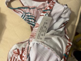 Costume da bagno donna fantasia tropicale