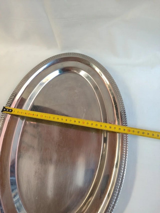2 Bandejas Metál inox antiguas