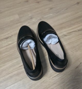 Zapatos Clarks Negros Mujer