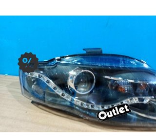 FE FAROS AUDI A4 B7 LUZ DIURNA LED FONDO NEGRO 04-07 R146286