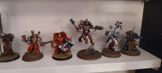 Warhammer 40k ejercito Ángeles Sangrientos pintado