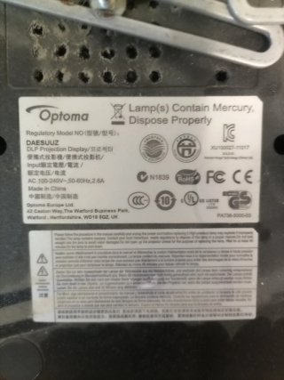 Proyector Optoma Daesuuz