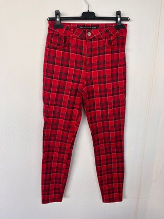 Pantalón cuadros Lefties rojo