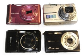 Lotto 33 Fotocamere: 7 Analogiche e 26 Digitali
