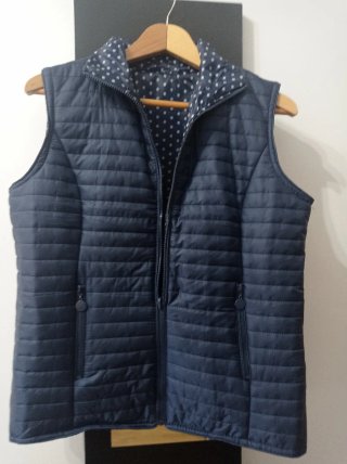 Chaleco reversible azul marino