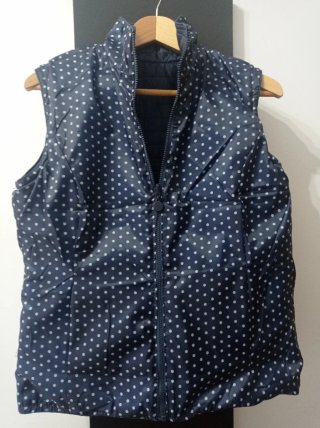 Chaleco reversible azul marino