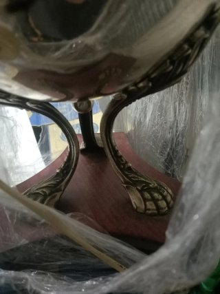 Lámpara de latón antigua