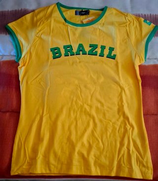 2 Camisetas Talla L Italia y Brasil Nuevas