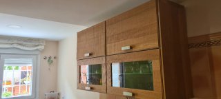 Muebles altos de cocina Ikea madera