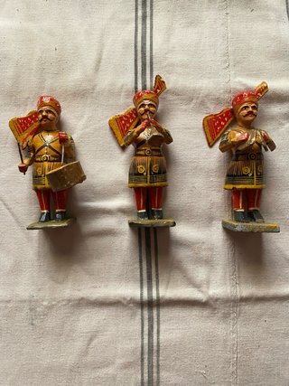 Figuras madera músicos