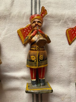 Figuras madera músicos