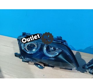 FE FAROS BMW E46 OJOS ANGEL LED CCFL 4 PUERTAS 01-05 FONDO N