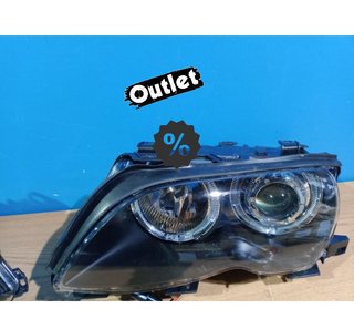 FE FAROS BMW E46 OJOS ANGEL LED CCFL 4 PUERTAS 01-05 FONDO N